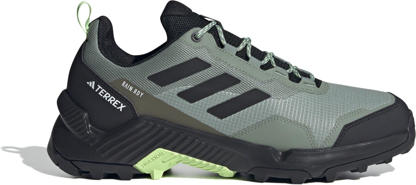 adidas Eastrail 2.0 Rain.rdy Hiking Shoes, Zapatillas Hombre, Silver Green Core Black Green Spark, 44 EU