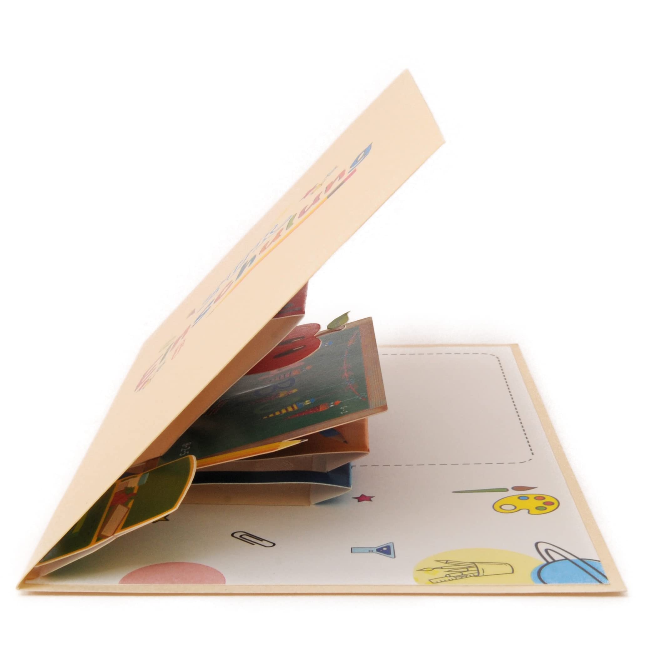3D Teddybär Pop-Up Karte Für Vorschulabschluss – Weiches Plüschdesign Mit Umschlag, 15x20 Cm