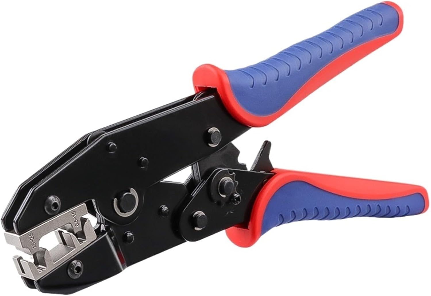 4.8/6.3 Flag Type Terminals Ratchet Crimping Tool YF-056FL Pliers Crimp L Type Spade Connector 0.5-2.5mm²(20-13AWG)