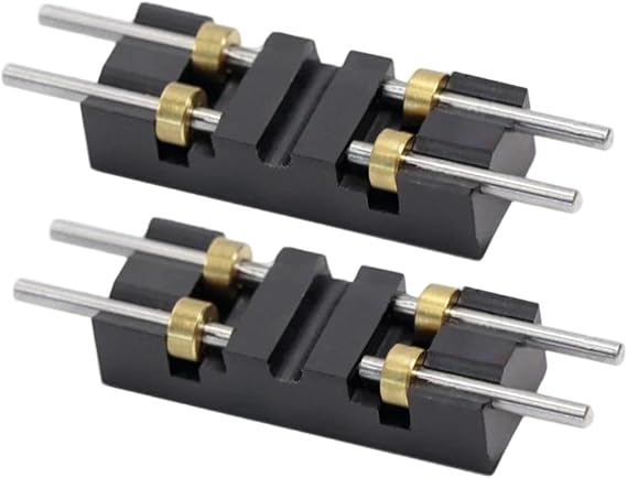 2 Pieces Model Train Track HO Scale Bearing Wheel Accessories Stainless Steel Shaft Suitable for Layout Diorama Display, 2 Pieces