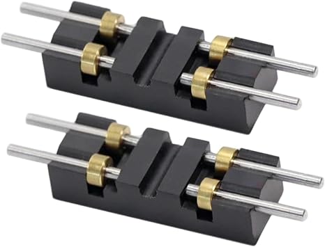2 Pieces Model Train Track HO Scale Bearing Wheel Accessories Stainless Steel Shaft Suitable for Layout Diorama Display, 2 Pieces