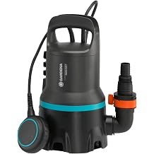 Gardena Bomba de Aguas Sucias 9000 Presion 0.6 Bar / 6 Metros Altura Caudal 9000 l/h Potencia 300 W