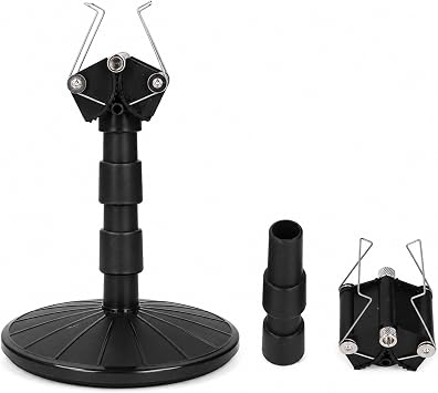 Spray Work Painting Stand with 360 Rotating Turntable, Adjustable Height Model Painting Holder, Spring-Loaded Jaw for Cars Tanks Airplanes, Sturdy ABS Spray Rack for Hobbyist Airbrush