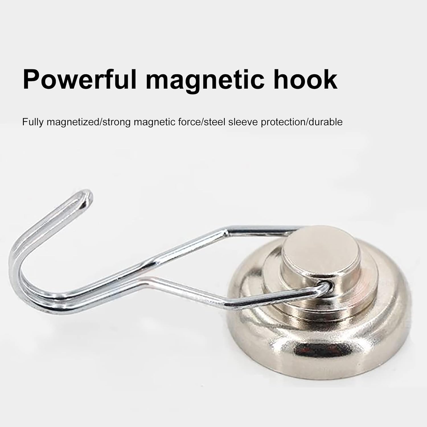 Swivel Magnetic Hooks Refrigerator Magnetic Hooks Strong Neodymium Magnet Hook for Indoor Outdoor Hanging Refrigerator Grill Kitchen,42