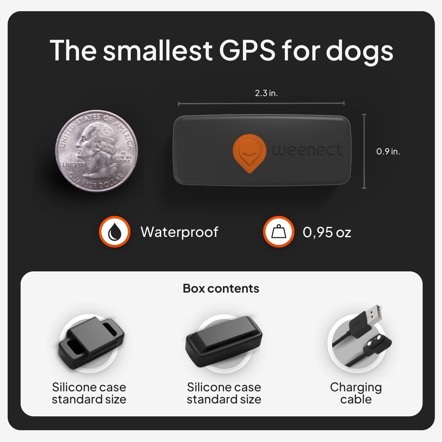 Weenect Dog XS - GPS Tracker for Dogs | Real-time GPS Tracking | Waterproof | Smallest Model on The Market | Operates with a Subscription - image 7