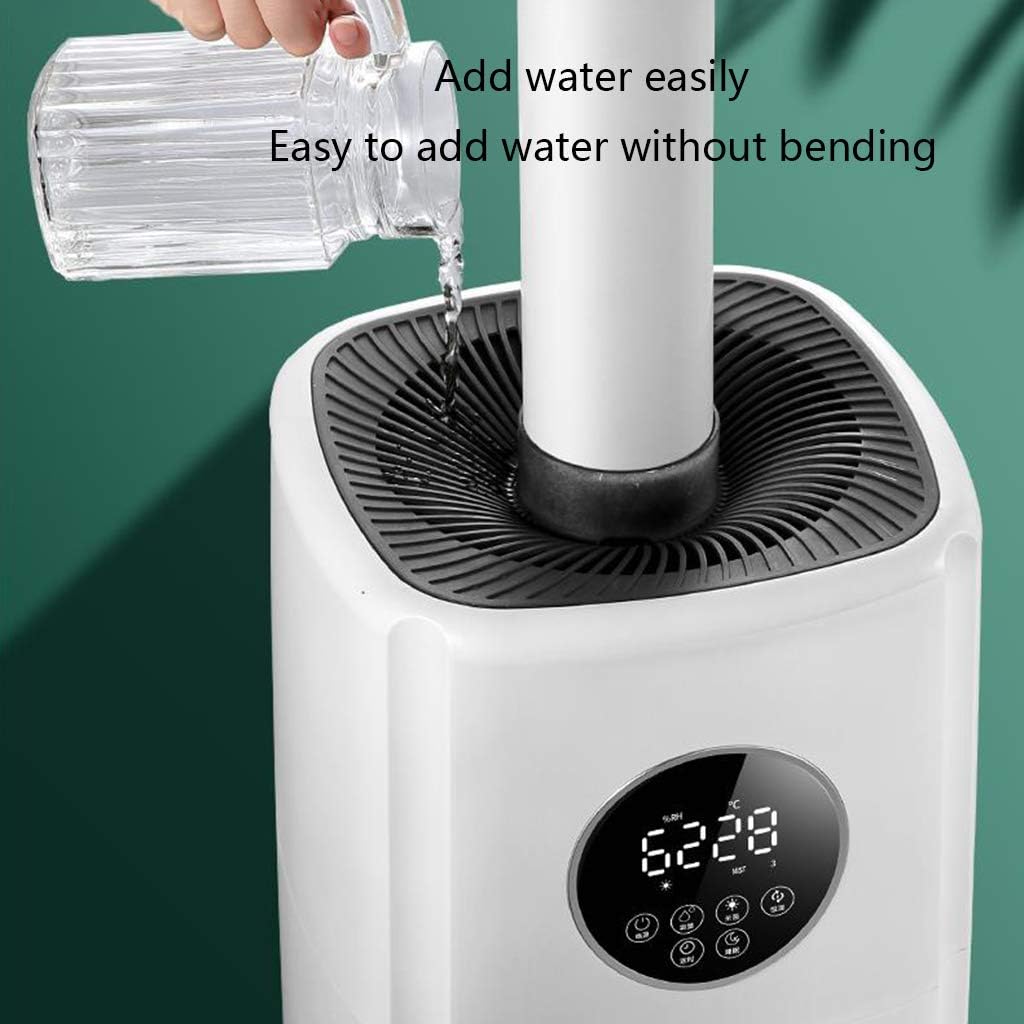 Humidifiers 21L Large-Capacity Industrial Smart Quad-core Commercial Supermarket Vegetable and Fruit Fresh-Keeping Workshop Factory Sprayer White (Touch Version)