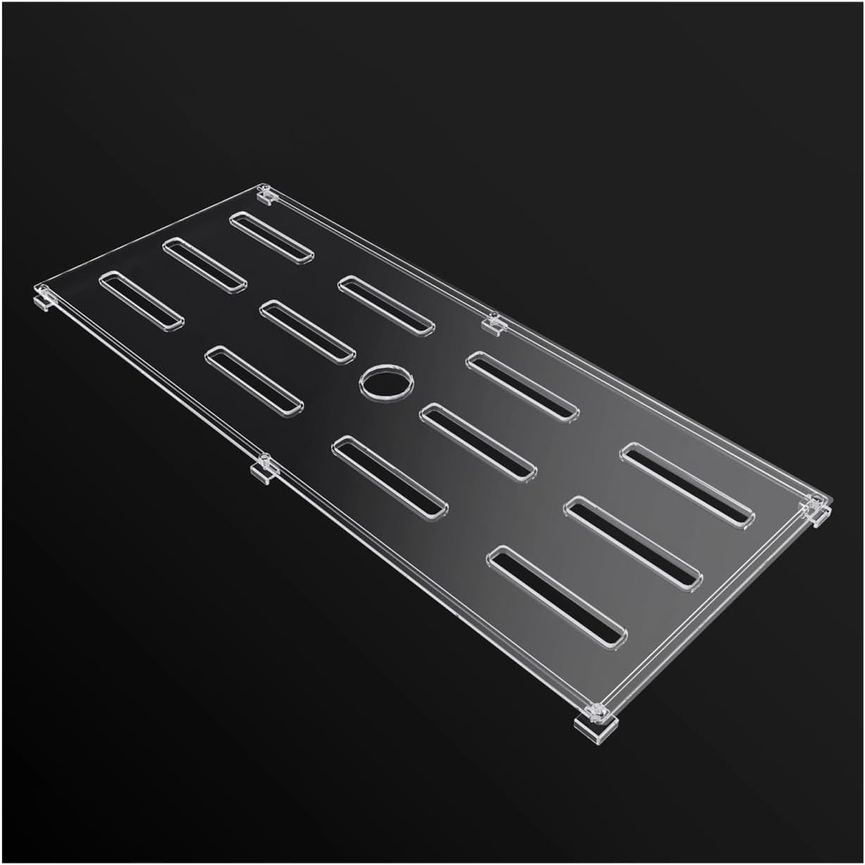 Clear Tank Cover, Aquarium Lid with Feeding Holes, for Turtle/Fish Tanks, Scratch Resistant Top(68x25 Centimeters)