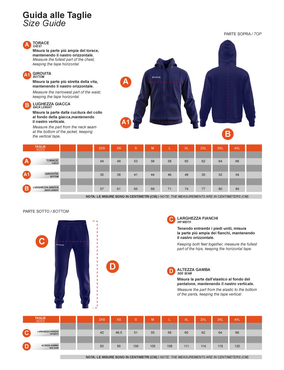 Givova Zestaw sportowy Uniseks Tuta King In Polarfleece (Sorrento)