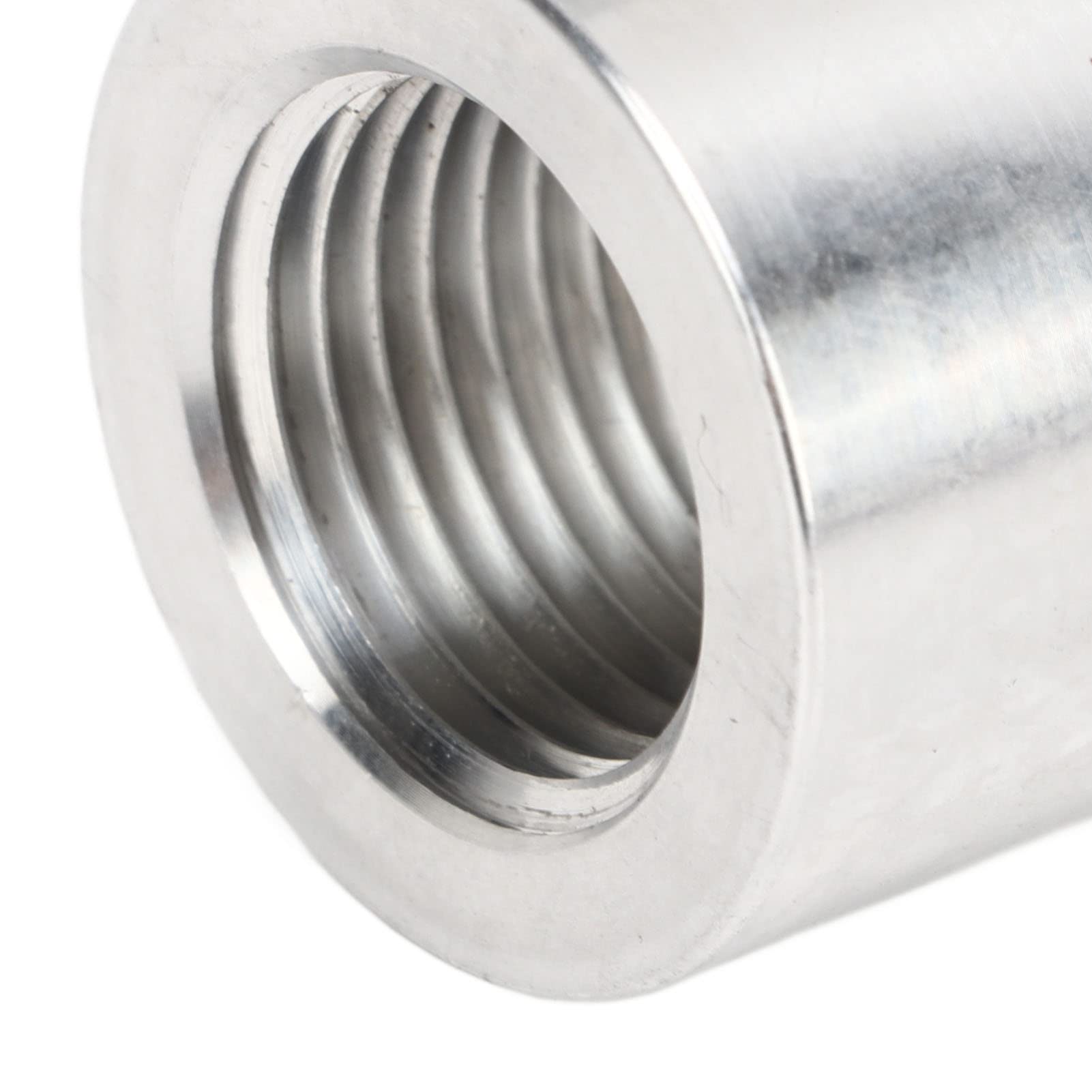 Gwint Aluminiowy Spawany łącznik, 1/2in Aluminiowy Spawany na łączniku Rurowym 2 szt. Doskonałe Mocowanie do Suchego Zbiornika Miski