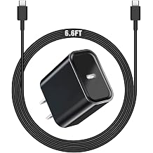 30W USB C Fast Charger Cable Fit for Motorola Razr/Razr+ Plus/Razr Ultra 2025/2026, Moto G/G Play/G Power/G Stylus 2022-2026, Edge 2021-2026 Phone Type C Power Adapter Charging Cord 6.6Ft/Black