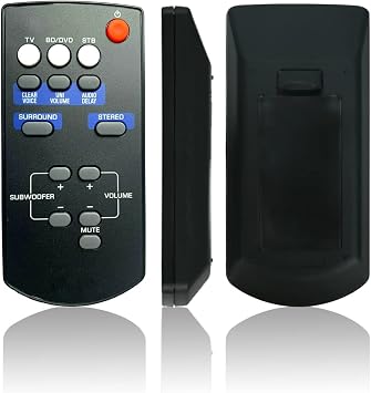 Replacement Remote Control for Yamaha YAS-101 YAS-101BL FSR60 WY57800 FSR62 ZC94940 YAS-201 ATS-201 YAS-201BL YAS-CU201 ATS1010 ATS1010 YAS101 YAS101BL YAS201 ATS201 YAS201BL YASCU201 SoundBar