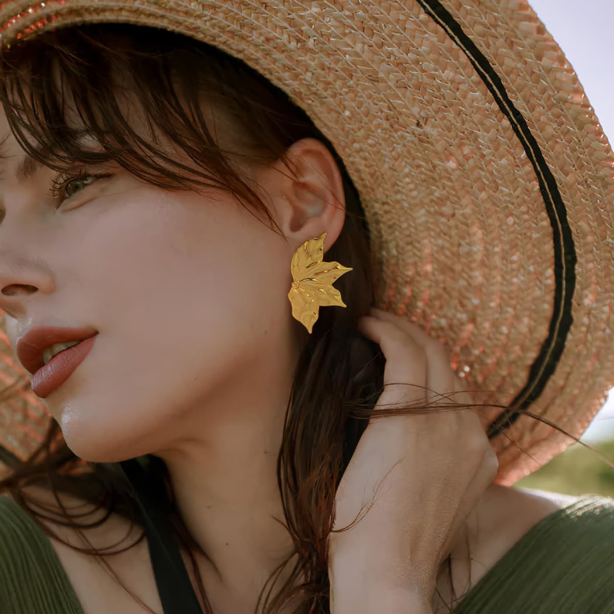 Gold Boho Ocean Earrings, Shell Earrings Seashell Stud Earrings Beach Jewelry Gifts for Women - Image 3