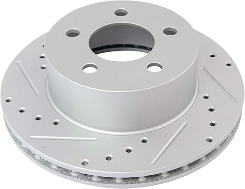 Miniatura 5 de TRQ Buje de rueda Pastilla de freno de cerámica Performance Rotor Kit Delantero wProductos Químicos