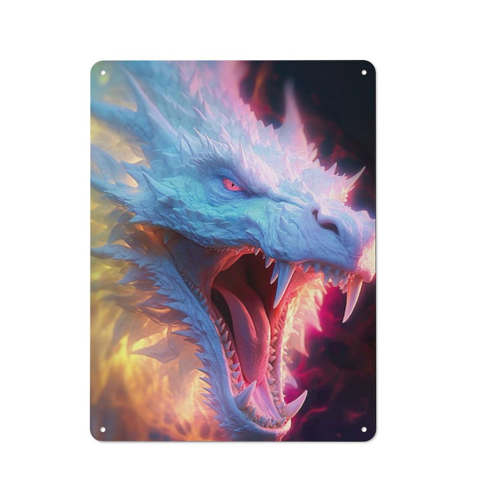 Junmoney Dragons Quest Retro Metal Sign 40X30cm Featuring For Bar Or Restaurant, For Bar Decor Enthusiasts