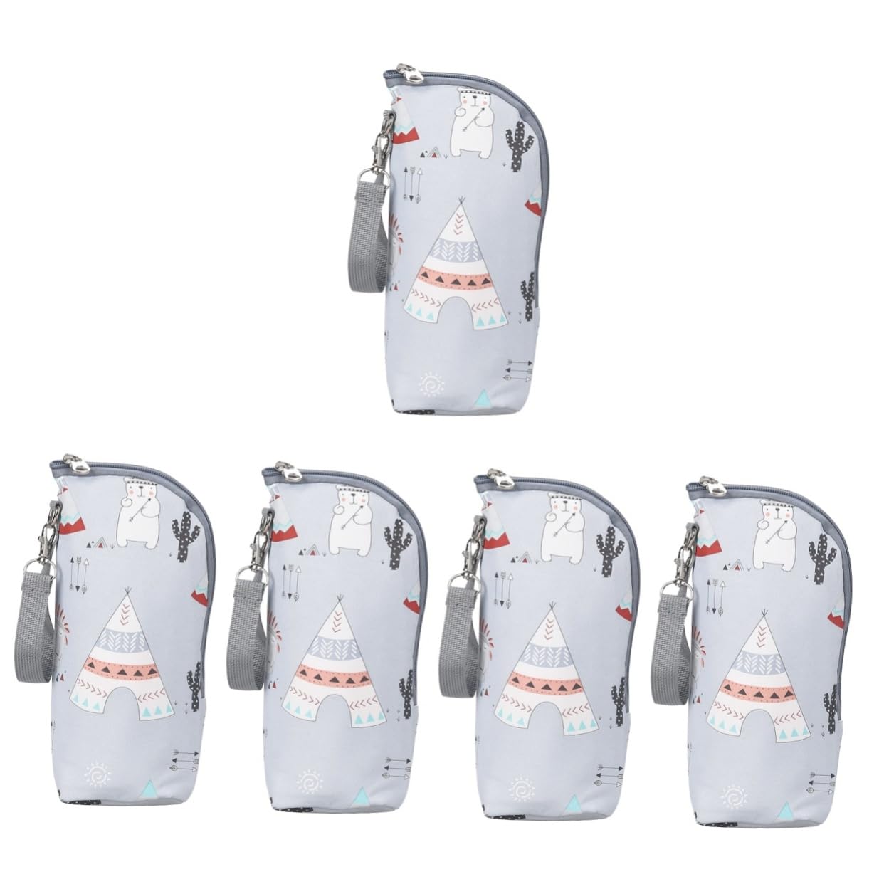 YARNOW 5 Piezas Térmica Aislante para Biberones de Niña para Almacenamiento de Accesorio Práctico para Paseos y Compatible con Carritos Material Aislante Uso Exterior