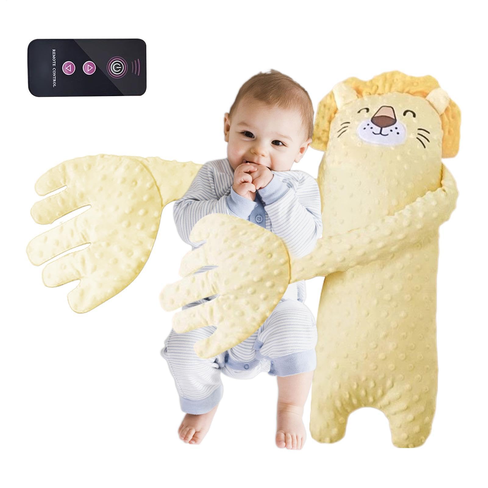 cuscinoper picchiettare la schiena del neonato - cuscinocomfort in peluche per il sonno del bambino, cuscinodi supporto per accarezzare il ritmo morbido, compagno calmante per alleviare lo stress p