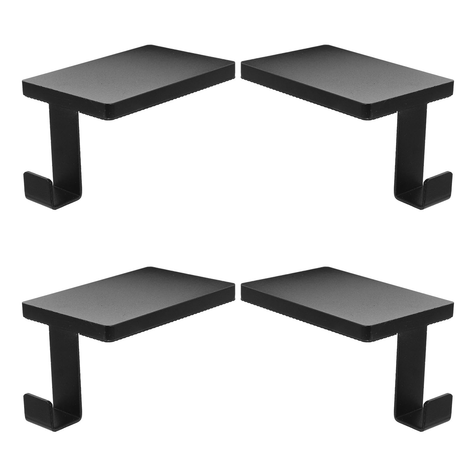 POPETPOP Lot de 4 supports pour chaussettes de Noël, crochets métalliques