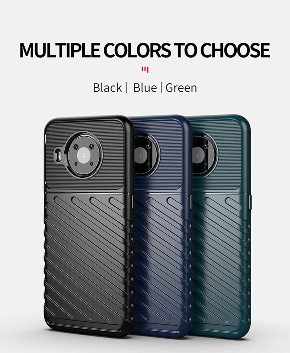 BAIDIYU Cover Per Nokia X20 In TPU Nero – Sottile, Antiurto, Paraurti Flessibile, Accesso Facile A Pulsanti E Porte - 3