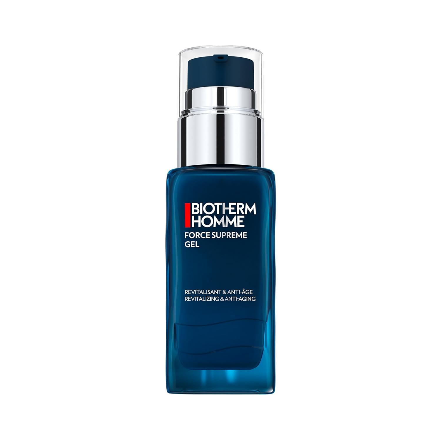 Biotherm Force Supreme Gel, a Revitalizing & Anti-Aging Gel Cream for Men with Pro-Xylane and Blue Algae for Firmer Skin and Suppler Skin, Anti-Aging Skincare(Pack of 1) 3.4 Fl Oz (Pack of 1)