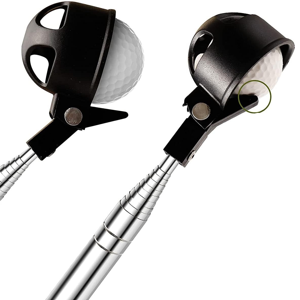 Outil de ramassage de balle de golf extensible de 45 cm à 2 m en acier inoxydable 304 Accessoire de golf essentiel TP15