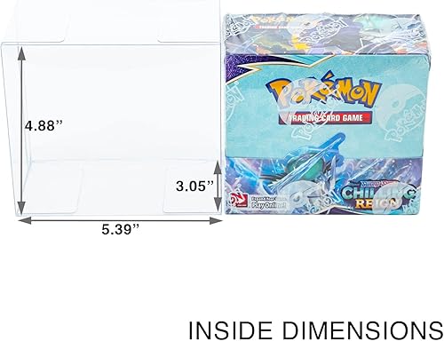 Miniatura 2 de Platinum Protectors Vitrina de plástico para caja de refuerzo de Pokémon, 0.020 in de grosor (paquete de 2)