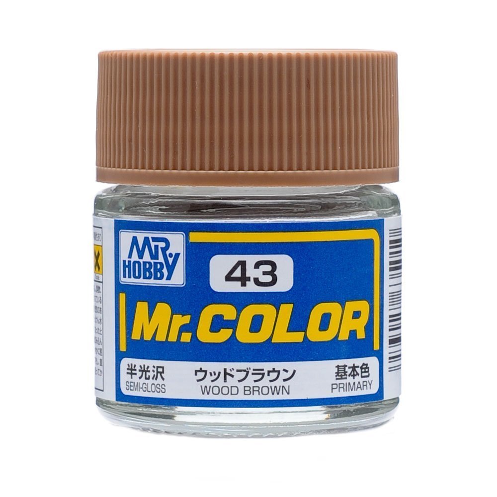 Gsi Creos Wood Brown Mr. Color C43 (Semi-Gloss) Paint (Japan Import)