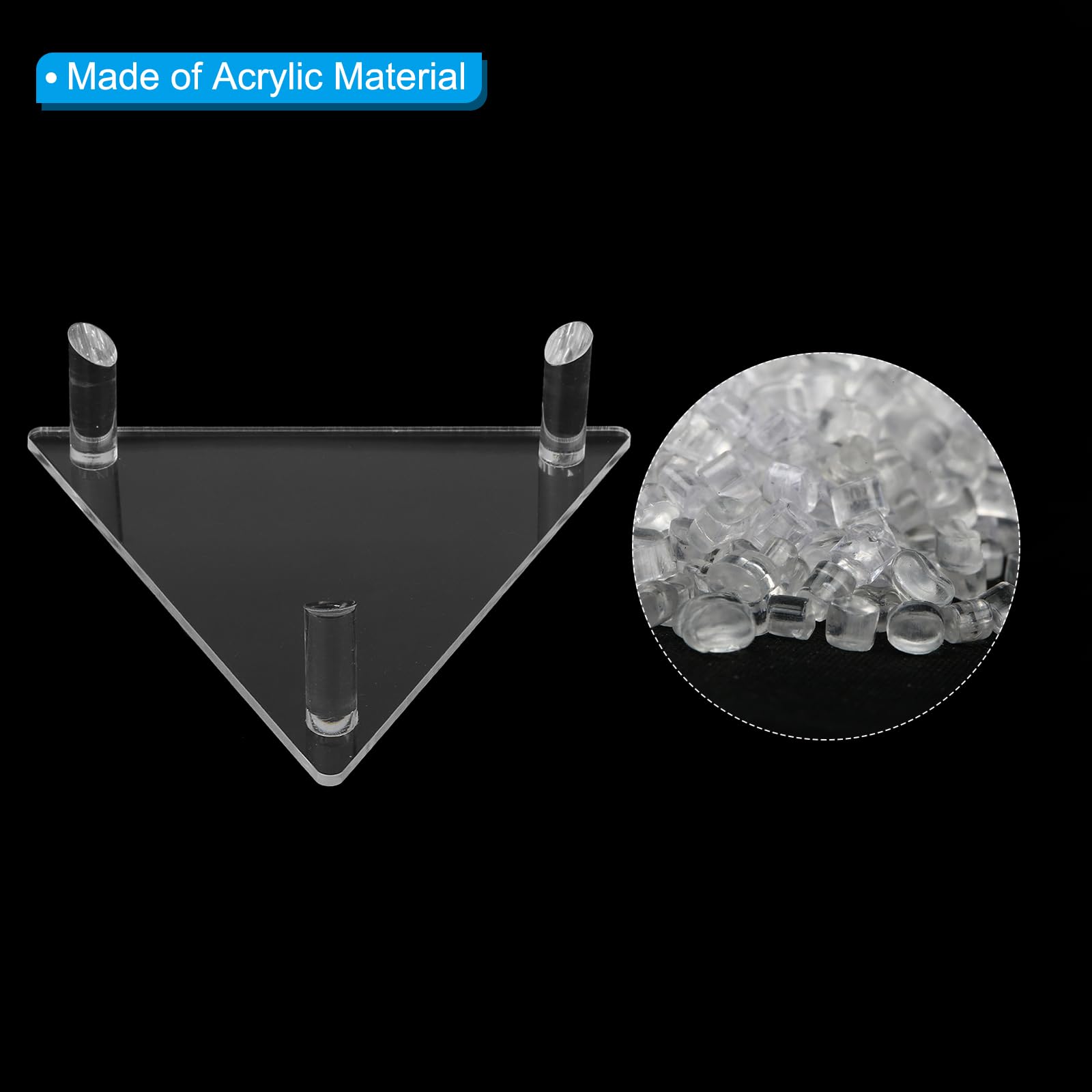 PATIKIL Baseball Holders for Balls 1 Pcs Acrylic Display Stand Small Ball for Baseball Golf Softball Tennis Sport Stand Ball - Image 3