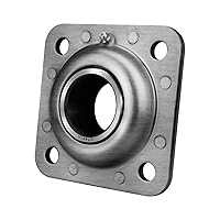 Vista 1 de ST491A Unidad de rodamiento de brida de grada de disco de orificio redondo de 1-3/4 "para aplicaciones agrícolas El girasol reemplaza FD209RA