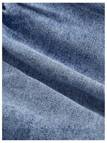 WDIRARA Women's Plus Size Ruffle Denim Cami Top Tie Shoulder Smocked Babydoll Peplum Tops4