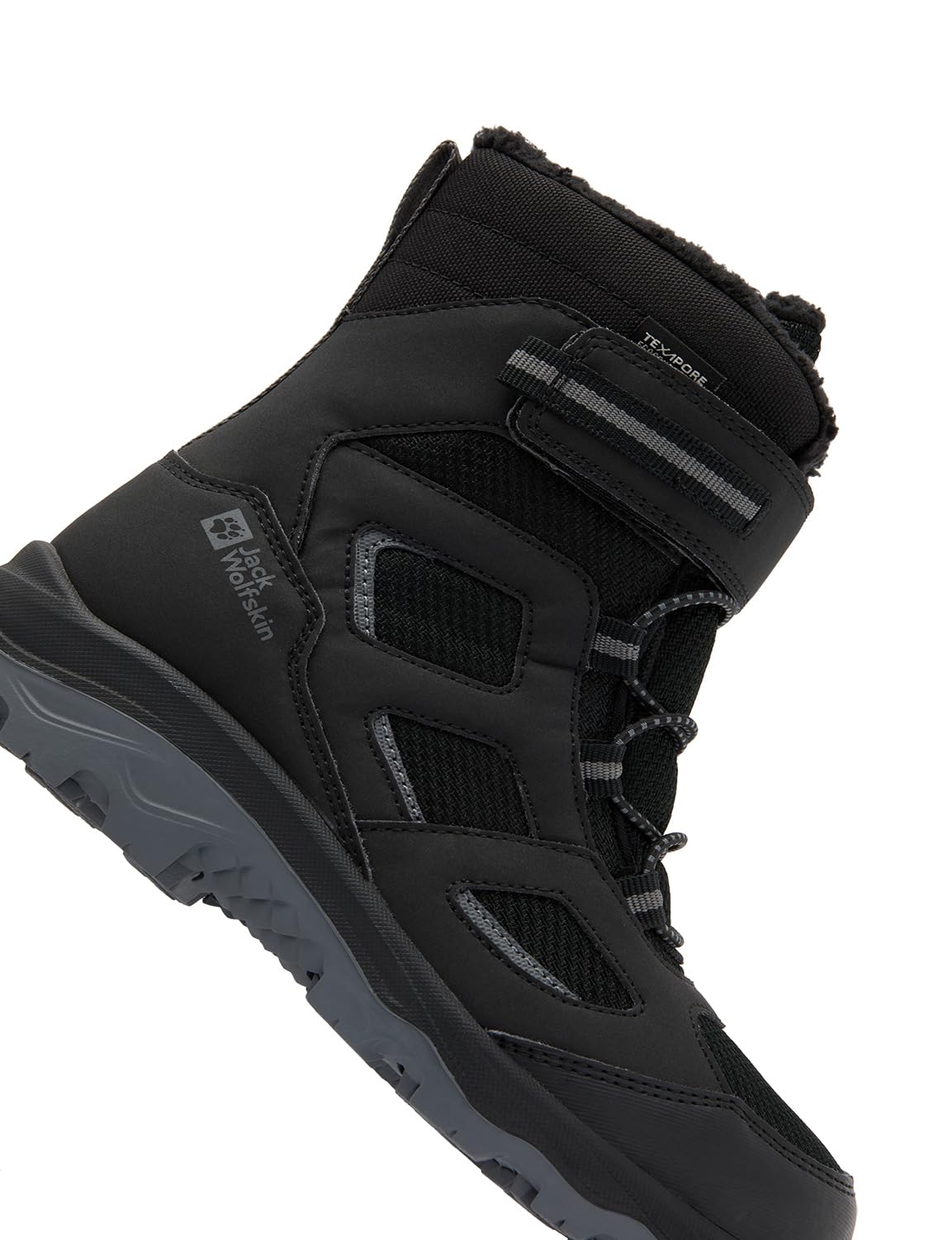 Jack Wolfskin Vojo Wt Texapore High K dziecięce buty outdoorowe, uniseks, Phantom, 27 EU