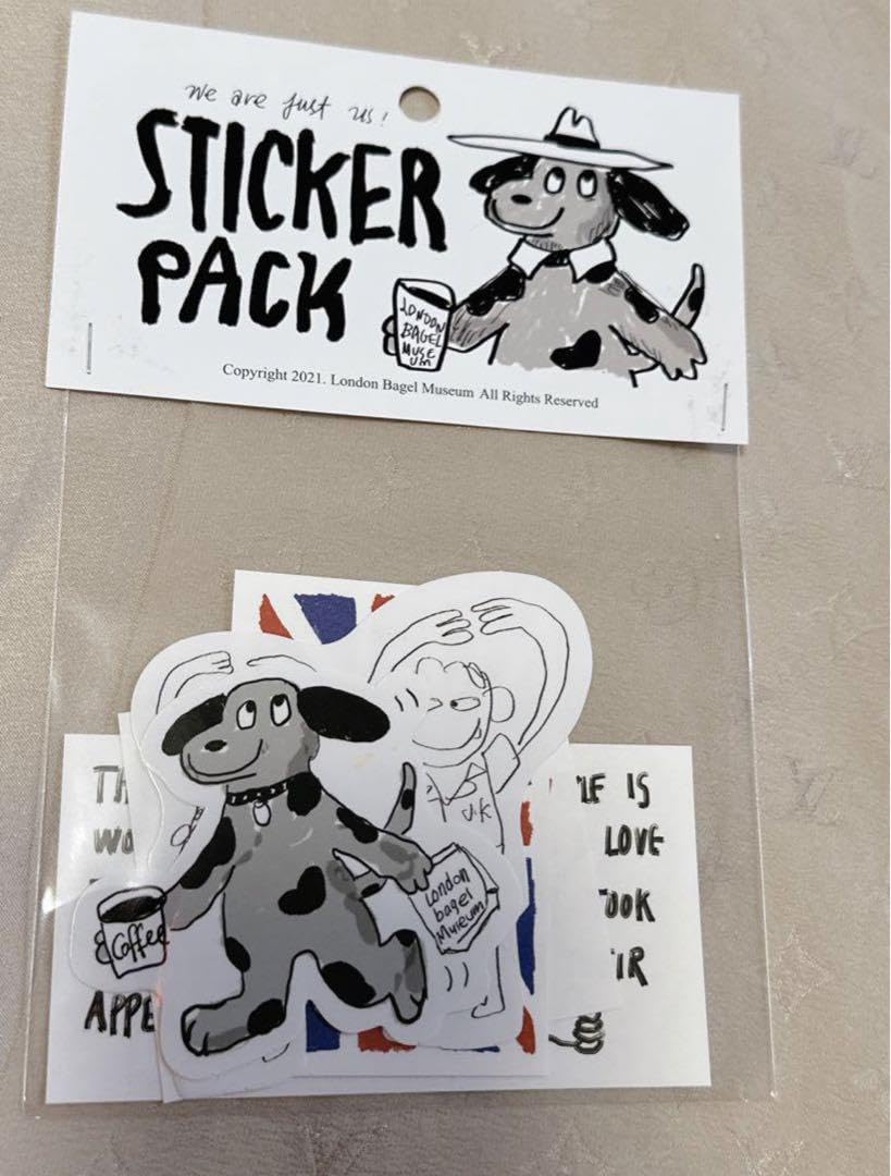 Amazon.co.jp: 韓国限定 ロンドンベーグルミュージアム ステッカー