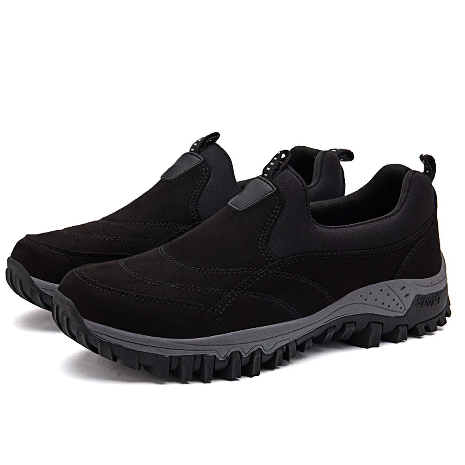 Slip On - Zapatillas de senderismo para hombre, ligeras, para senderismo