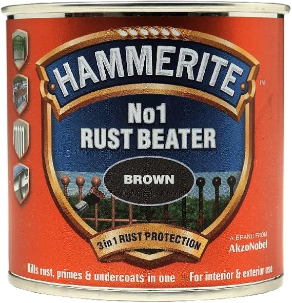 Hammerite No 1 Rust Beater, Rust Remover for Metal. Rust Converter