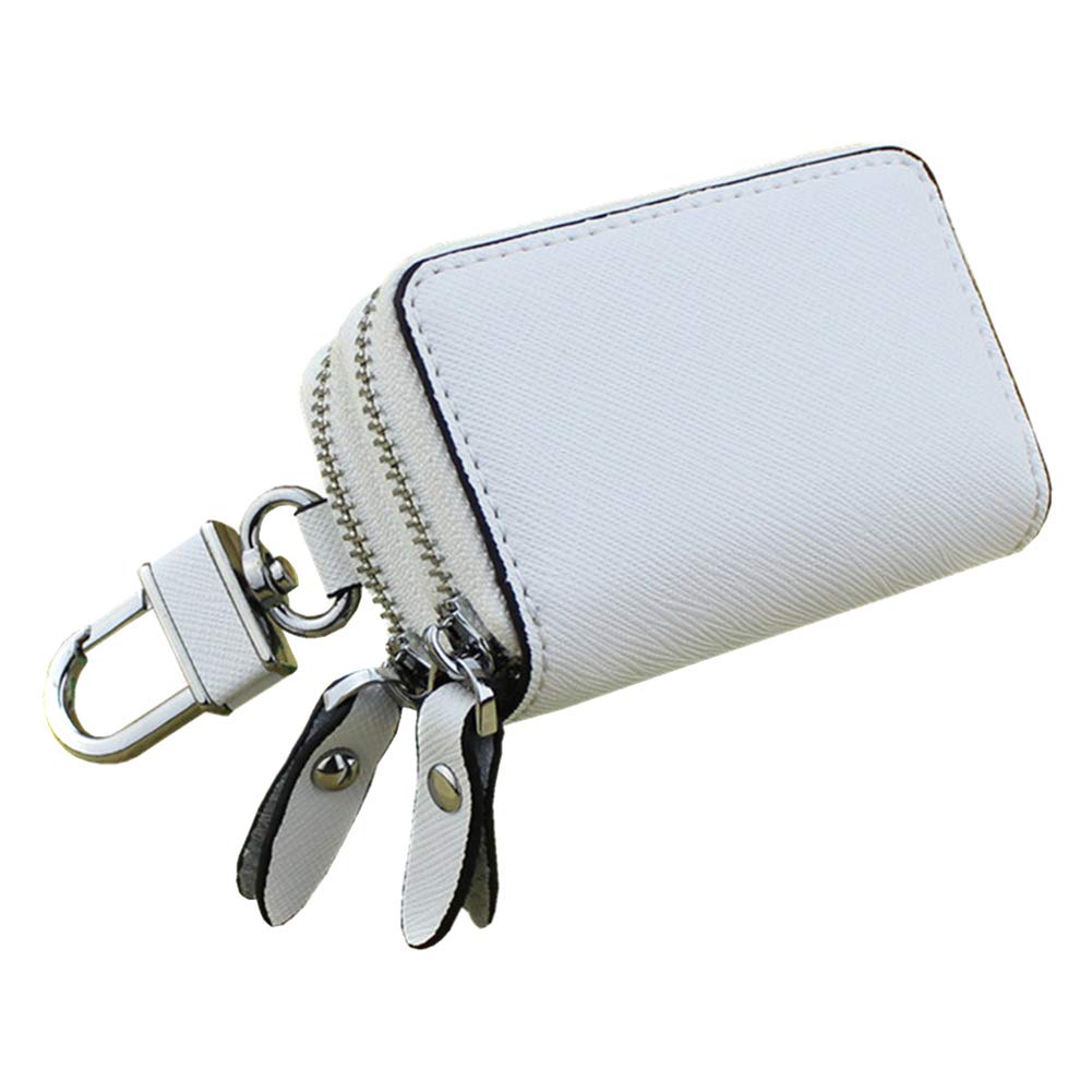 Amazon.com: Berfi Life Key Fob Case Genuine Leather, Double Zipper
