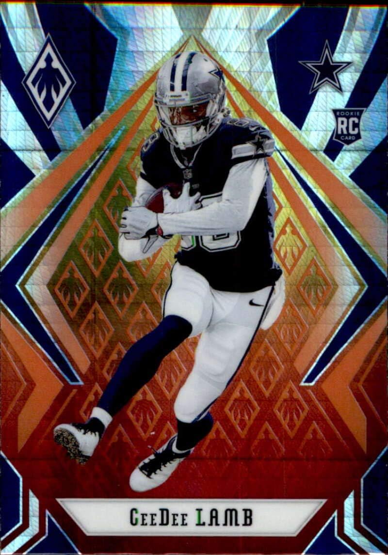 2020 Panini Phoenix Fire Burst #106 CeeDee Lamb Dallas Cowboys Rookie Football Card