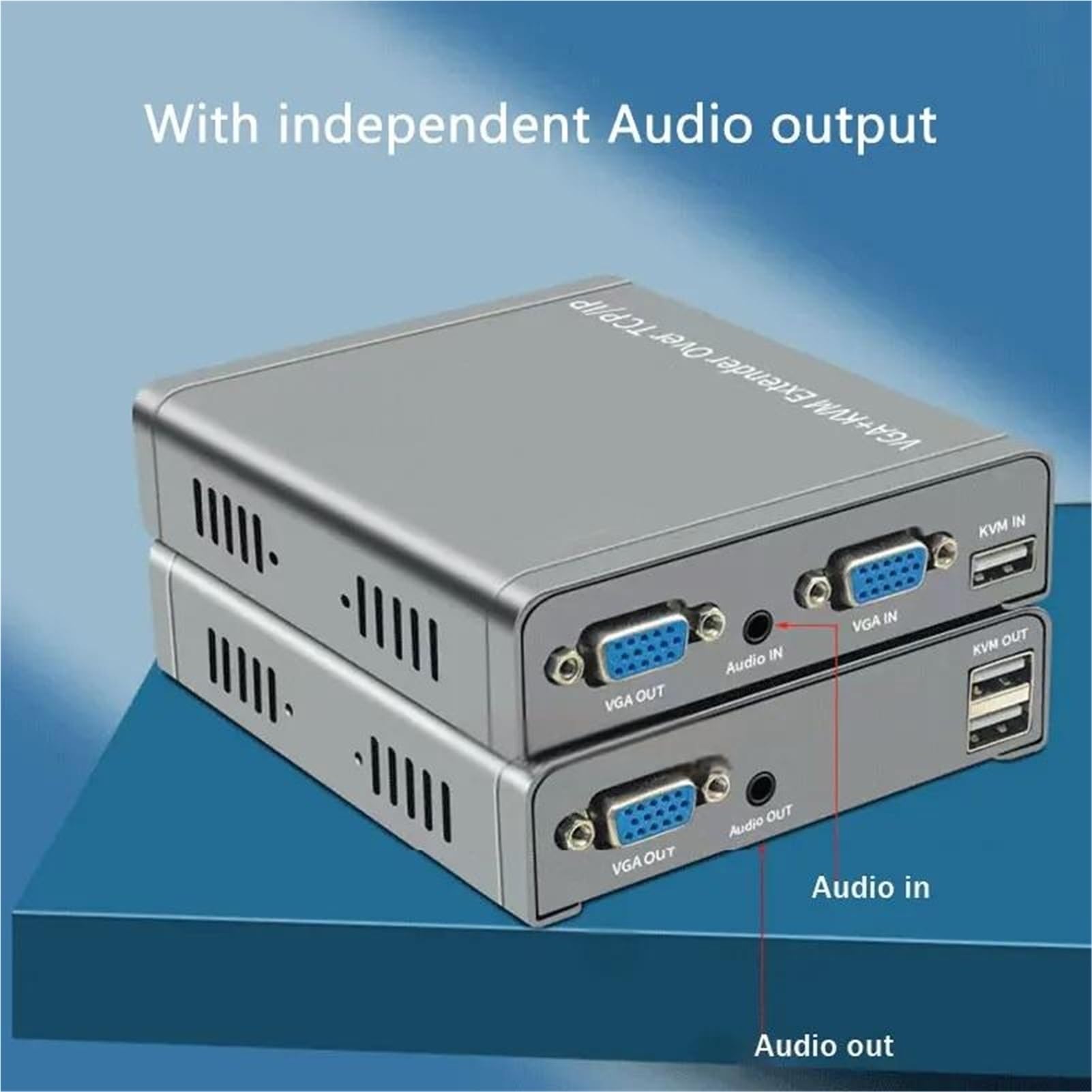 Extender KVM VGA da 20 chilometri Su cavo IP RJ45 Ethernet Cat5e/6 Convertitori video