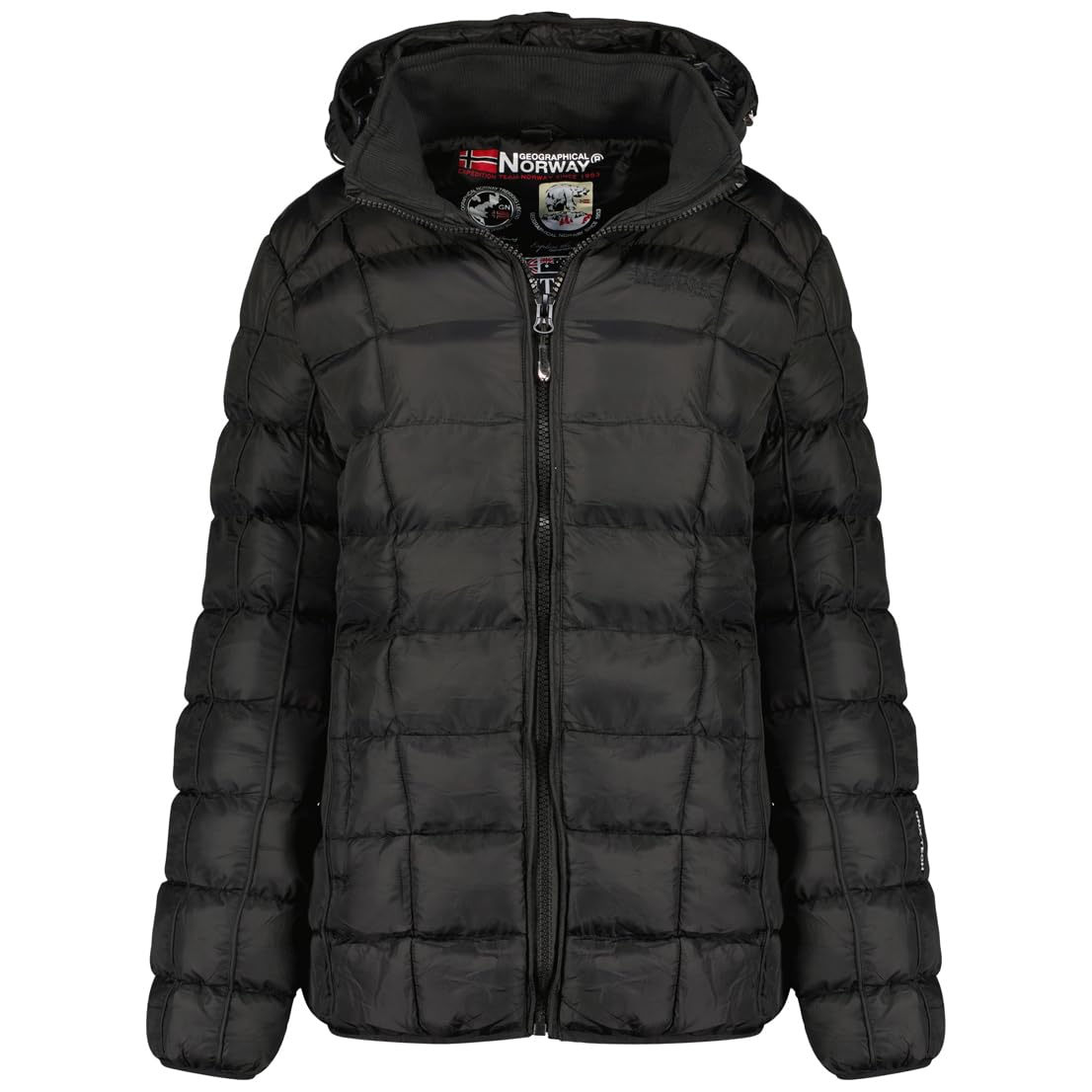 Geographical Norway Women's Babette Lady Short Women's Parka, Noir,