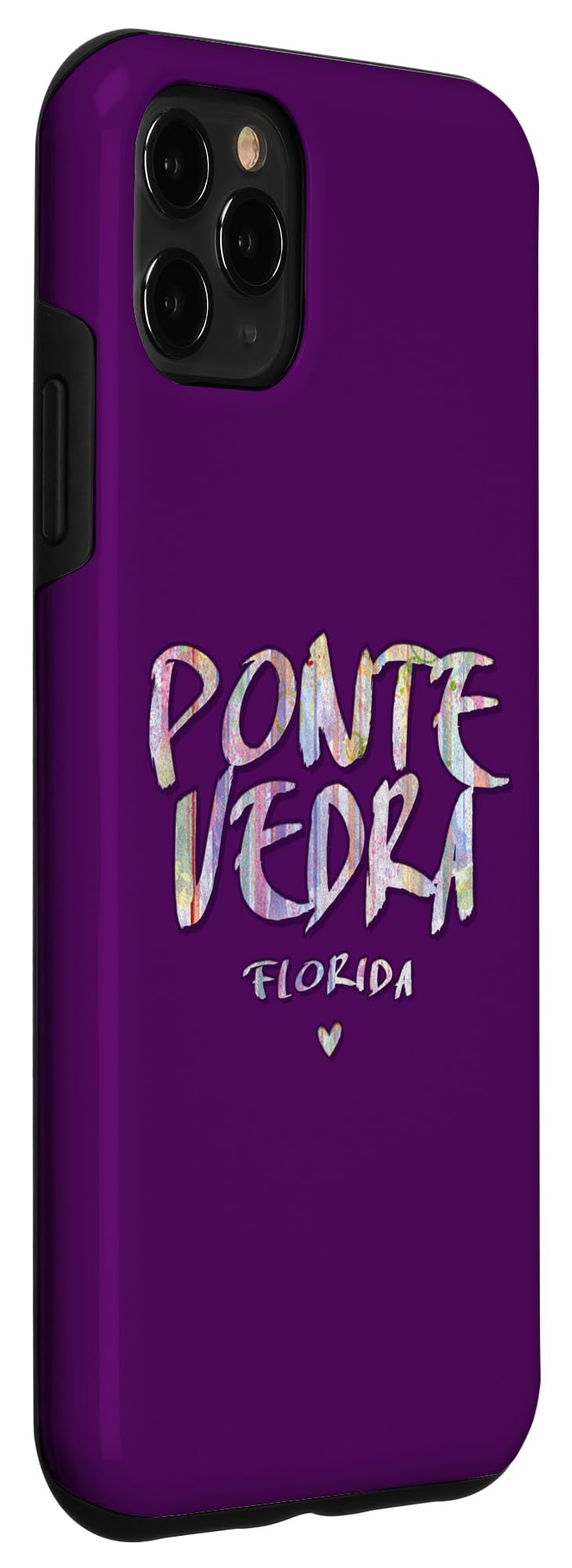 iPhone 11 Pro Max Ponte Vedra Florida - Ponte Vedra FL Watercolor Logo Case - Image 3