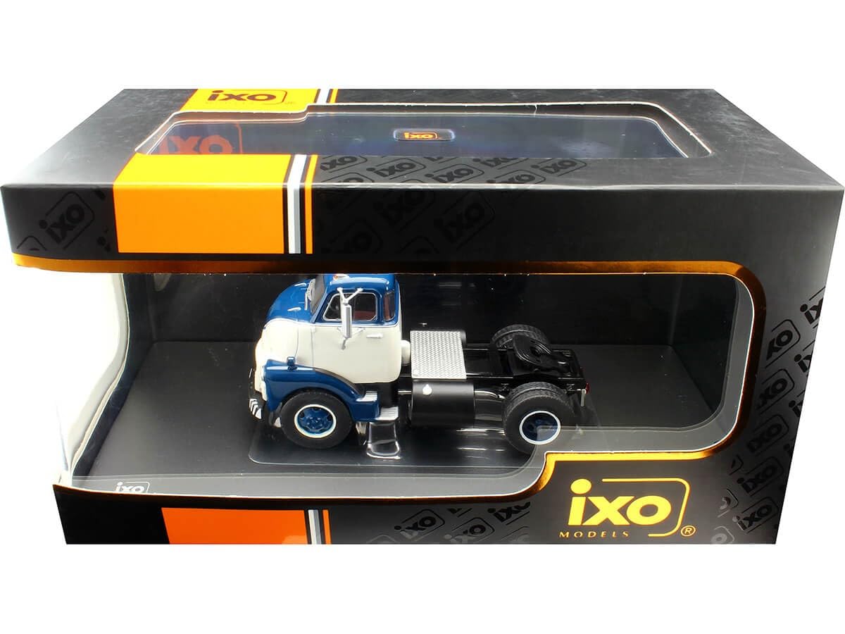 Ixo Compatible con tractor GMC 950 COE 1954 blanco azul modelo 1:43 modelos