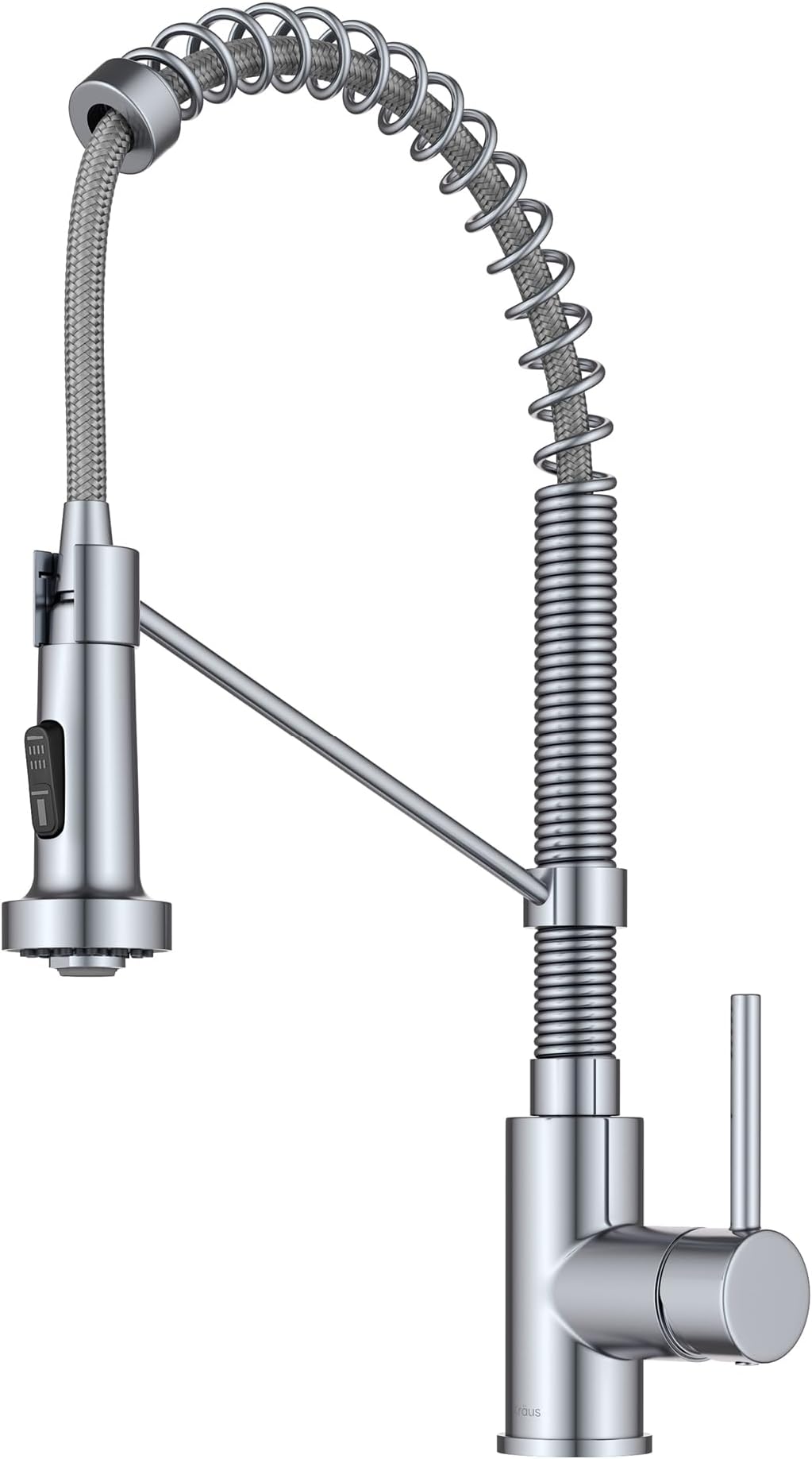 Bolden Commercial Style 2-Function Single Handle Pull Down Kitchen Faucet in Chrome, KPF-1610CH (Pack of 1)