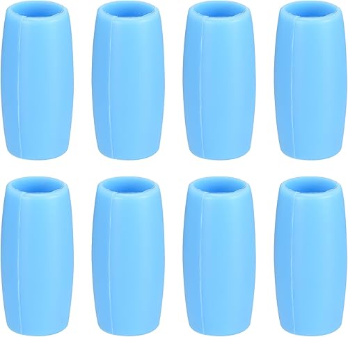 Miniatura 8 de uxcell 8 puntas de popote de silicona, cubiertas de paja de metal, puntas de popote suaves y reutilizables, aptas para popotes de acero inoxidable