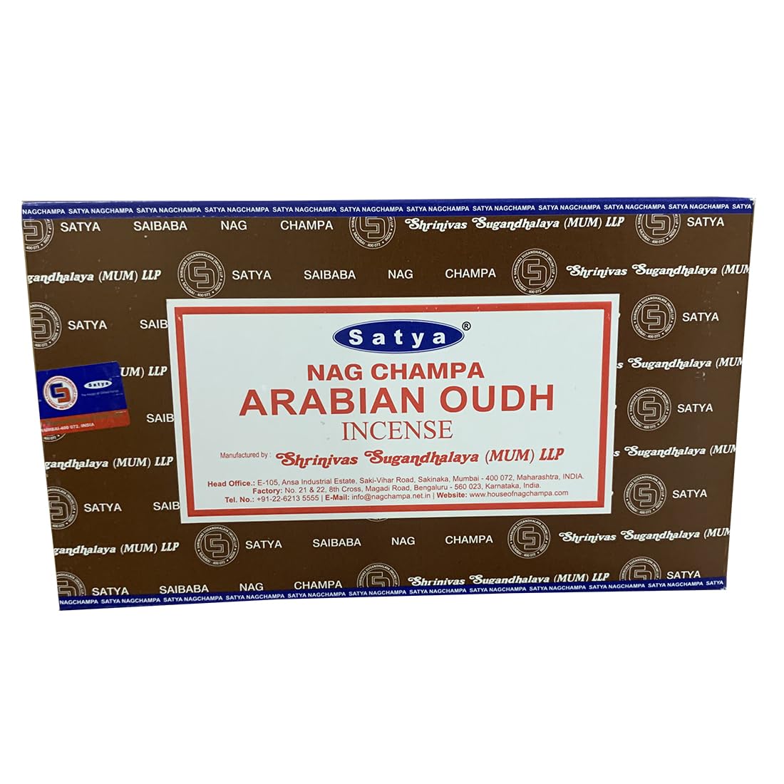 Giftlocaluk Rich, Smoky, Leathery Oudh With Spice Satya Arabian Oudh Incense Sticks 240 Sticks (12X20) - Luxurious Woody Aroma For Focus & Spiritual Connection | Plastic-Free Dispatch - Festive Calm & Joy, For Meditation
