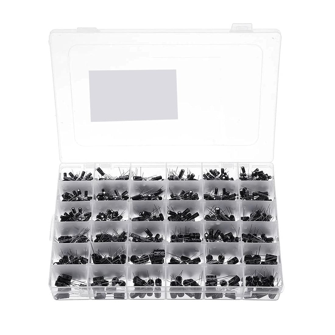 Kit condensateurs électrolytiques 1000 pcs 36 valeurs assorties pour prototypage électronique DIY