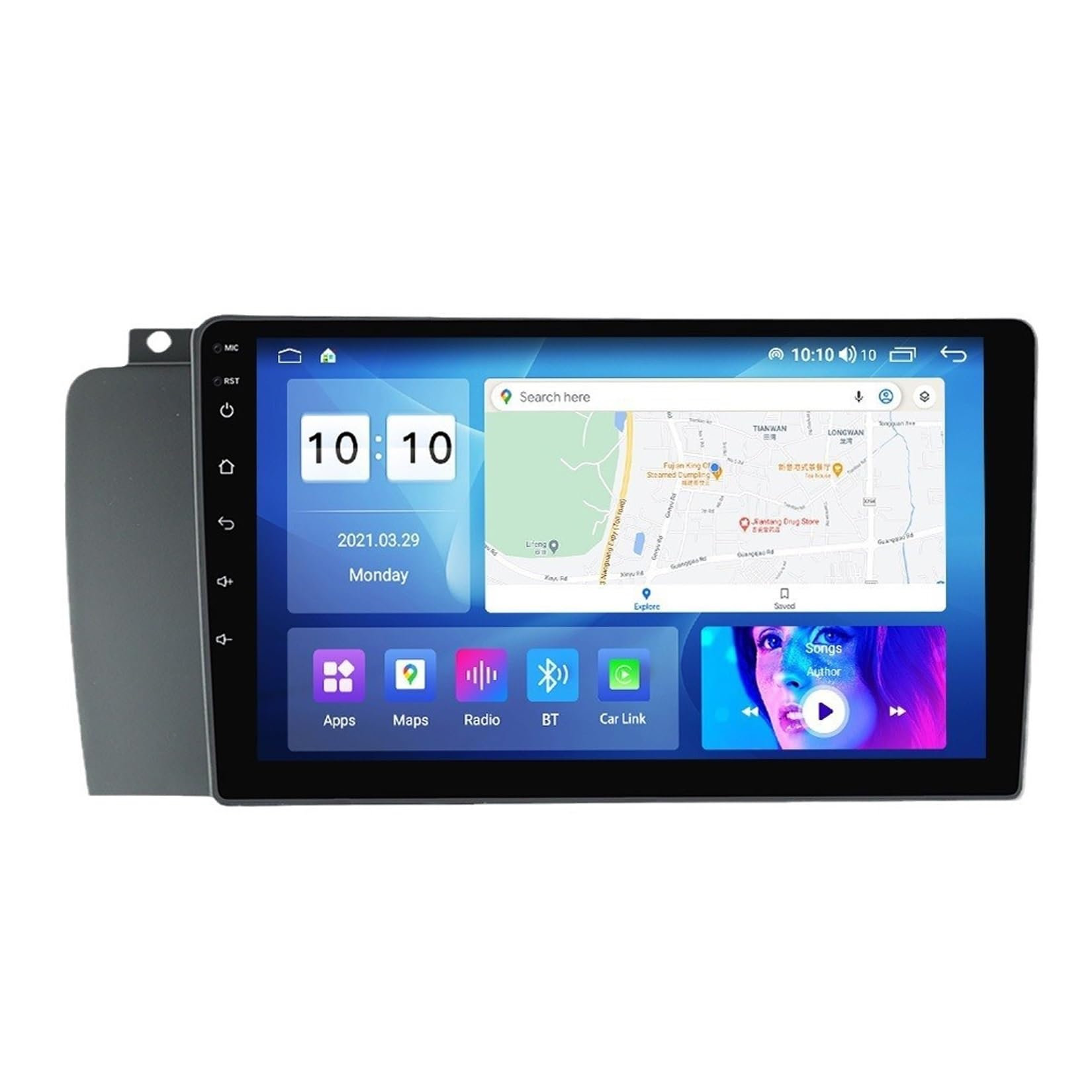 Autoradio 2 DIN Android 13 Volvo S60 V70 XC70 écran tactile Bluetooth