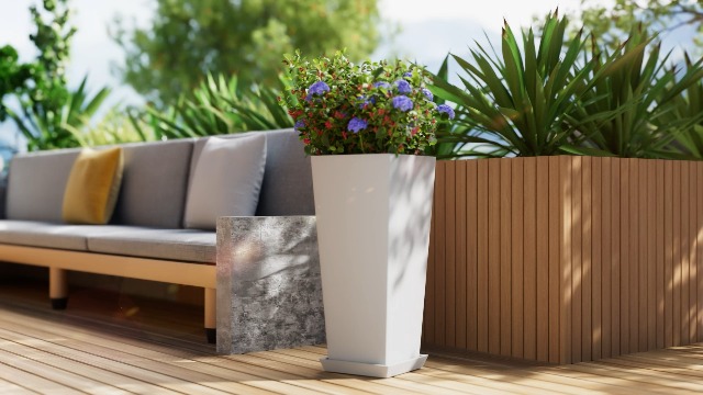 grovemade Wood Planter Tall short セット Mini Indoor Wooden Succulent Planter | Grovemade®