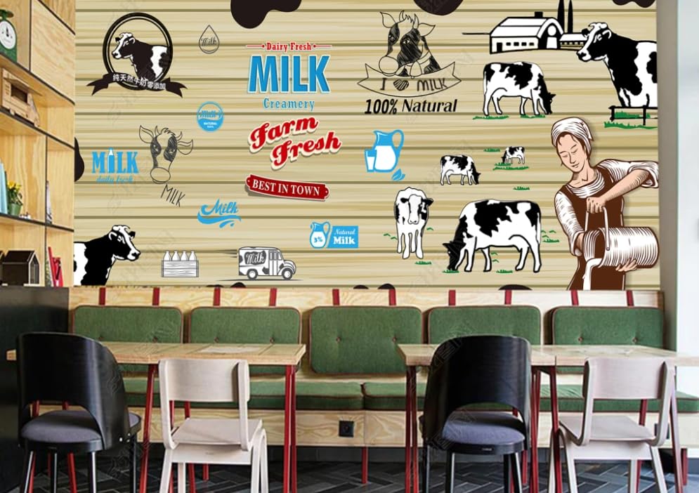 Papier Peint Intissé café Au Lait pour masquer les défauts du mur - 2