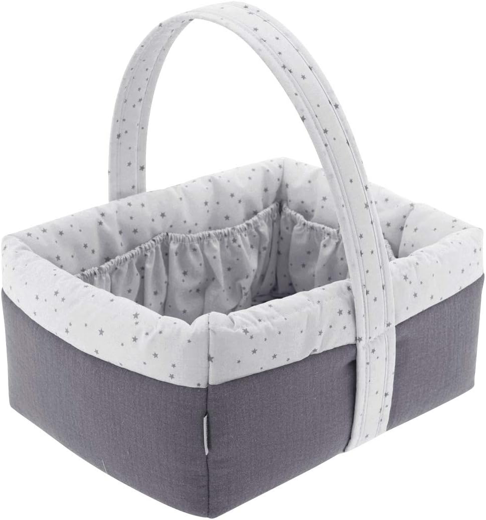 Cambrass Layette Canastilla de Almacenamiento, Gris (Astra Grey), 22.5x29x29 cm