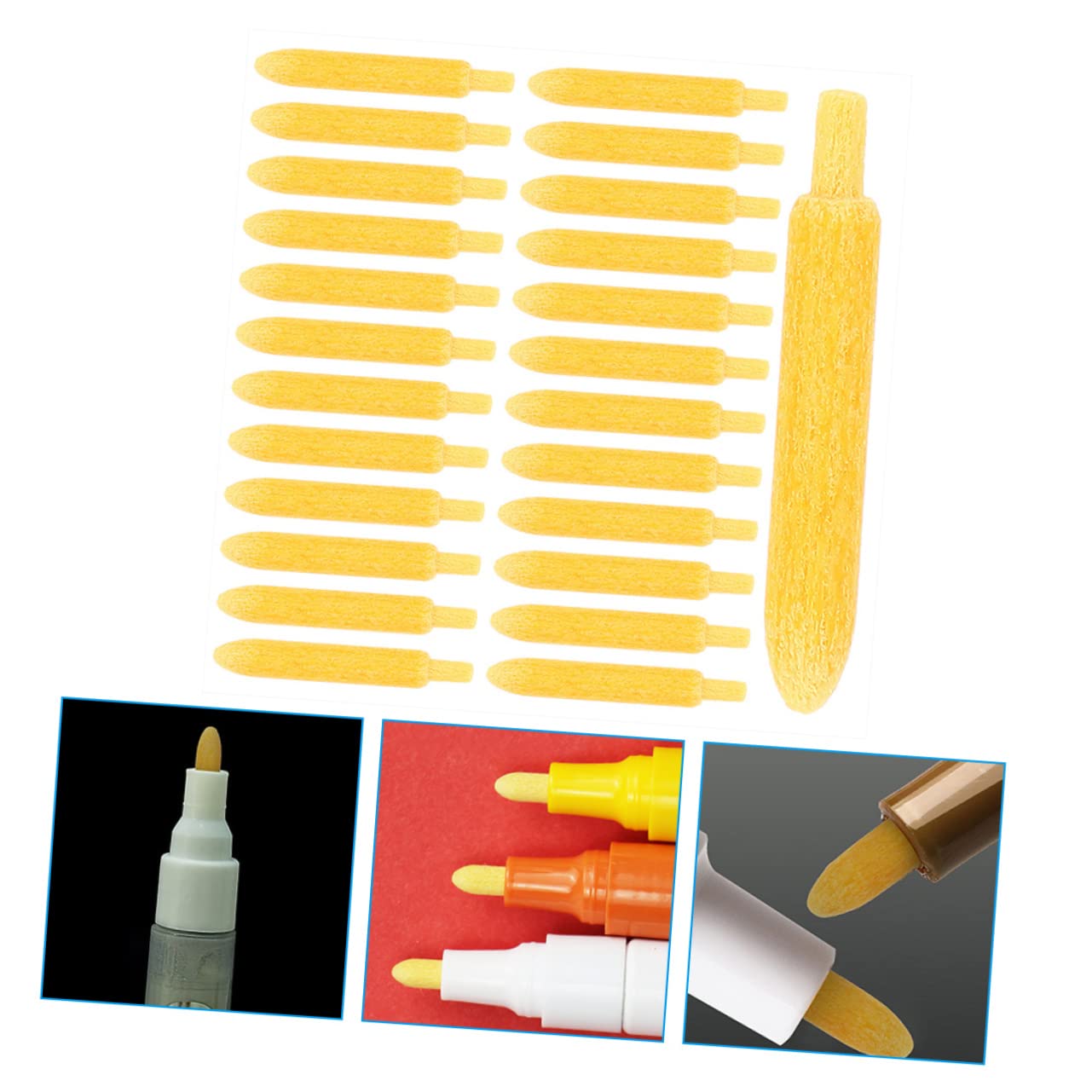 5 Sets Universal-farbmarkerstiftspitzen Ersatzspitzen Für Farbmarker Einfacher Austausch 60 Stück * 5