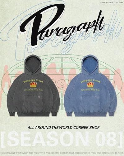 Paragraph 2022FW カジュアルパーカー no.58 Crown Embroide