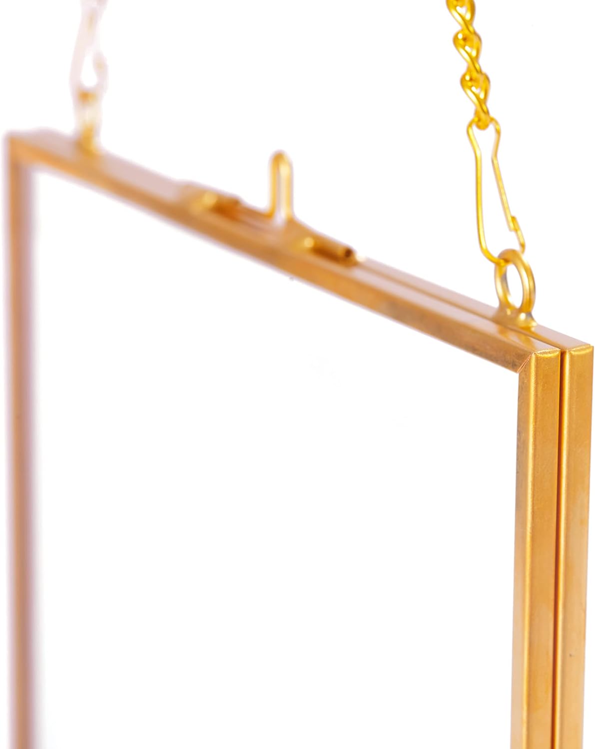 Buy Brass Hanging Photo Frame, Copper Glass Picture Frames Clip Modern